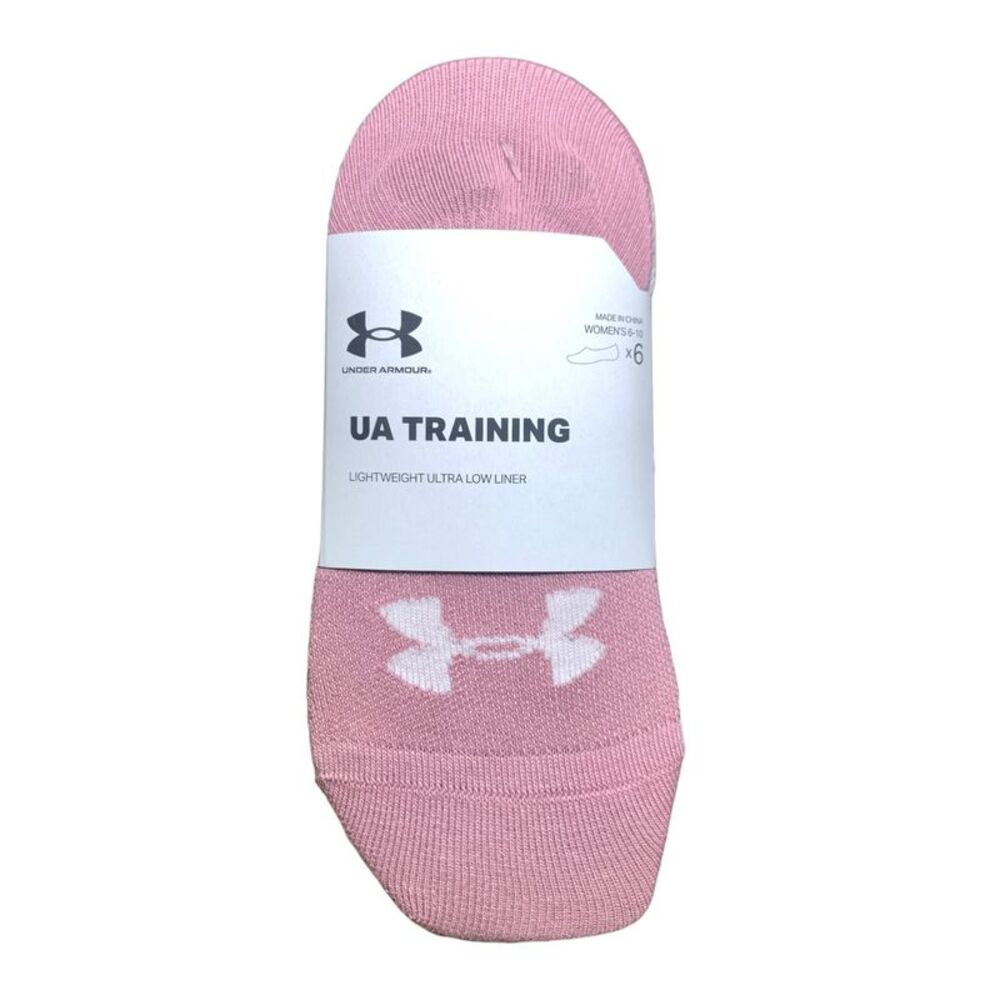 Pink Elixir - Under Armour Women’s UA Training Lightweight Ultra Low Liner Socks